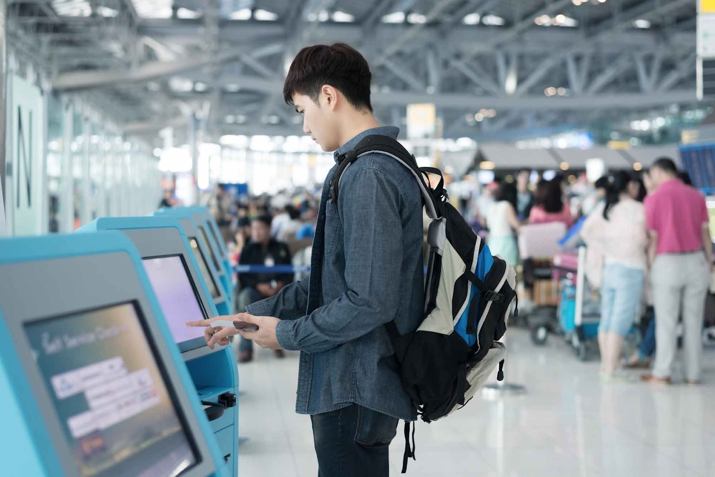 Student at the Airport